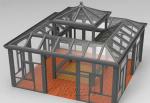 Prefab 4 Season Sunroom Polycarbonate Plexiglass Sunroom 10X20 12X12
