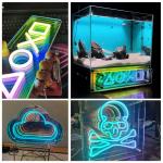 Acrylic Infinity Vintage Mirror Sign Lightbox Billboards Customized Acrylic