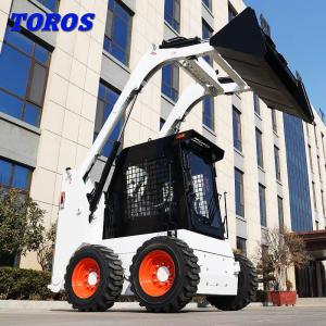 China Road Maintenance Small Track Skid Steer Loader With 4 In 1 Bucket on sale