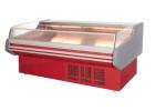 R134 Curved Glass Deli Display Refrigerator / Food Display Showcase