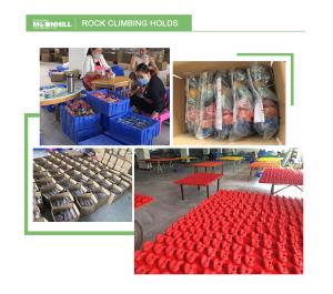 Wholesale Medium Size 20- 40cm Rock Climbing Holds Climbing Volumes For Adult Child from china suppliers