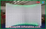 Small Photo Booth 210D Oxford Lighting Inflatable Wall Photo Booth Wedding With