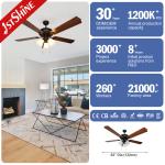CE Super Asia Italy Indoor Elegant Classic Antique 52 Inch Ceiling Fan with