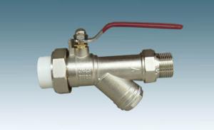 Wholesale Water , Oil , Gas Brass Y Strainer With Ball Valve And NBR O - ring 65 ～ 500mm from china suppliers