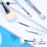 Beauty Plastic Handle Travel Makeup Brush Set Synthetic Hair Beauty Cosmetics