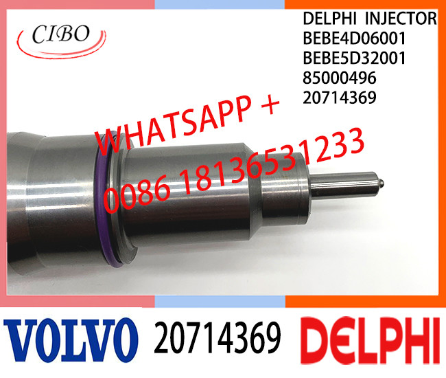 Common Rail Fuel Diesel Injector 20714369 BEBE4D06001 BEBE5D32001 85000496 E3.18 for VOL D16 US04 / 3144