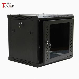 Wholesale Network Enclosure Wall Mount Server Cabinet , Cold Rolled Steel 9u Server Rack from china suppliers