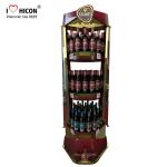 Customized Wine Display Stand Beverage Beer Display Rack Pop Merchandise