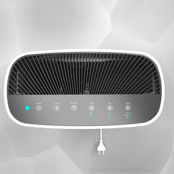 600CMH HEPA H14 PM2.5 Filtration air purifier with UVC air sterilizer and dininfection digital display touch control