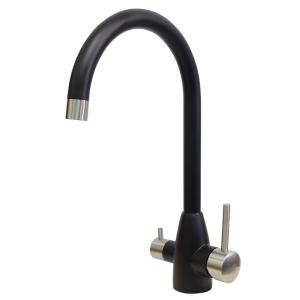 Wholesale Filtered Water Mixer Tap Stainless Steel 304/316 Appliance Durable Kitchen Faucet With Black Finished from china suppliers