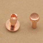 Nickel Silver Alloy Small Bimetal Contact Rivets For Switchgears OEM / ODM