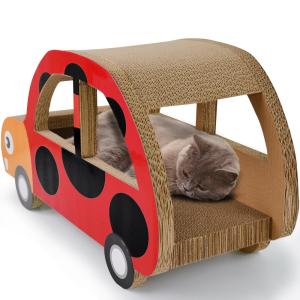 Wholesale Corrugated Cardboard Cat Scratcher Car Shaped Cat Scratcher OEM ODM from china suppliers