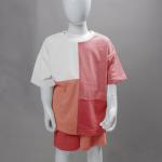 Unisex Child Patchwork Clothes 260gsm Back To School Outfits Organic Cotton