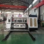 Corrugated Custom Printing Rotary Die Cutting Machine Four Color Carton Ce