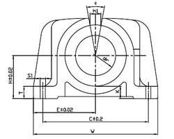 Wholesale Linear bearings SWB-OP...B - Shaft Supporting Housing SWB16OP from china suppliers
