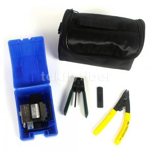 Wholesale 4-In-1 FTTH Fiber Optic Tool Kit With Fiber Optic Cleaver Stripper from china suppliers