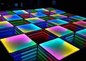 Wholesale P3.91 Indoor Full Color LED Lighting Dance Floor 250*250mm LED Module 65410 Points/Square Meter from china suppliers