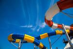 Customized Body Water Slide Bright Color FRP Large Aqua Park Equipment