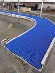 Blue white green pvc turn curve 90 degree conveyor belt 180 degree conveyor belt