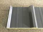 PPGI Steel Rock Wool Sandwich Panel For Roofing Iron Grey Color