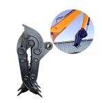Customized Mechanical Excavator Grab , Excavator Log Grapple Q355B Material