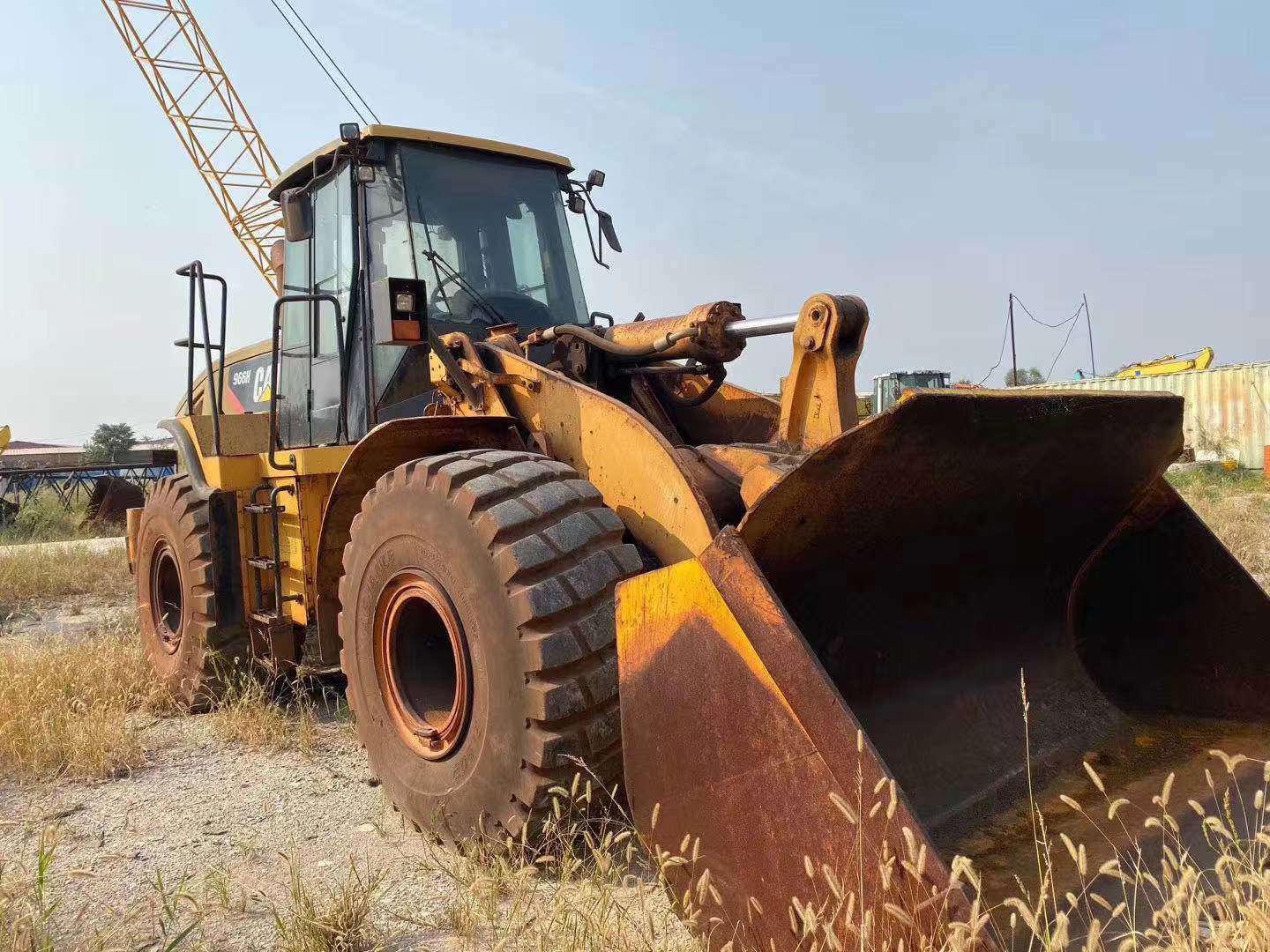966H Original Color Used Caterpillar Wheel Loader In Good Condition