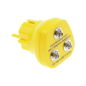 Wholesale Glossy Dull ABS EURO Antistatic Earth Bonding Plug from china suppliers