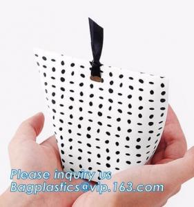 China paper printing Newest logo printed recyclable sugar shopping carrier paper bag with design,Kraft Gift Paper Bag, L