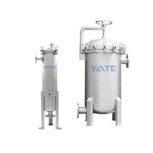 Wholesale High Pressure Multi Single Bag Filter Housing Stainless Steel 304 / 316L Material from china suppliers