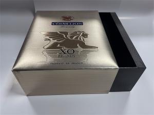 Wholesale High Class Red Wine Box Paper Premium Wine Gift Box With Embossed Printing from china suppliers