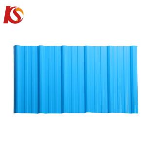 Wholesale Blue Plain Transparent Plastic PVC Roof Tiles UPVC Corrugated Roofing Sheet for Customer Requirements from china suppliers