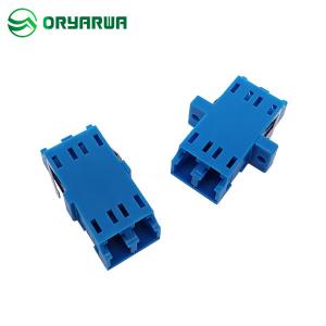 Buy cheap One Piece Type Flange Flangeless LC Duplex Fiber Optic Coupler / Adapter from wholesalers