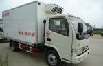 2 Ton Freezer Refrigerated Truck Trailer Three Cab 70KW Max Power
