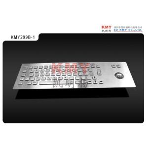 Buy cheap 304 Stainless Steel Industrial Keyboard With Trackball 400×124mm from wholesalers