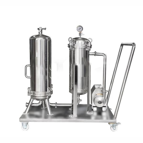 Sanitary Grade 304/316 Stainless Steel Movable Filter Housing 10/20 Inch