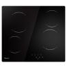Buy cheap 4 Burner Electric Cooktop Built In 24 Inch Ceramic Cooktop 6000W Frosted Glass from wholesalers