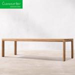 Hotel Garden Leisure Furniture Set Customized Color Teak Dining Chairs for Villa