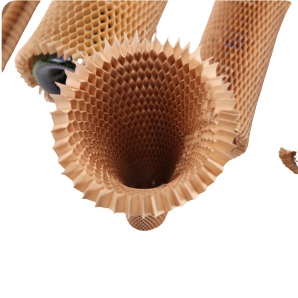 Recycled 10CM Honeycomb Paper Sleeves Wrap Delicate Items Waterproof Paper Sleeve