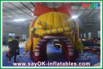 Large Outdoor Orange Inflatable Tunnel Tent Customed Red Inflaltable Candy House