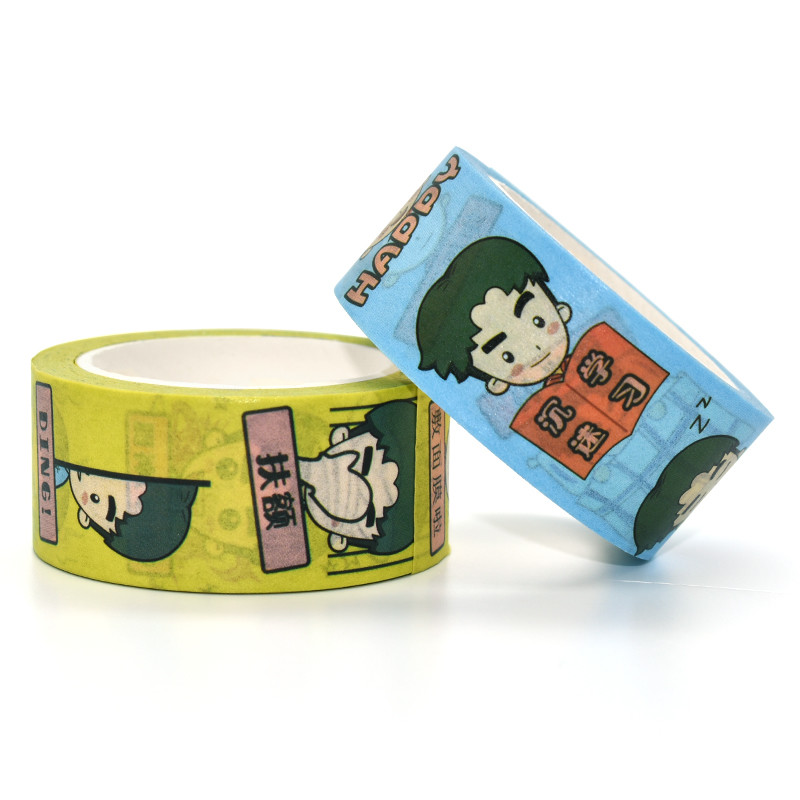 Tearable Acrylic Adhesive Waterproof Kawaii Washi Tape