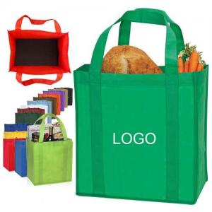 Wholesale Custom Logo Printed Reusable Tote Ecobag Non Woven Fabric Shopping Bag from china suppliers