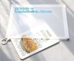 PVC slider ziplock bag for stationery, file,school kids, stationery packaging