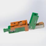 SC / APC Fast Connect Fiber Connectors For FTTH Butterfly 3.0mmx2.0mm Drop Cable