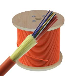 Wholesale Tight Buffered Indoor Fiber Optic Cable 24 Core OM1 OM2 GJFJV 0.9mm LSZH from china suppliers