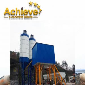 China HZS90 Concrete Mixing Plant Stationary Ready Mixed   178kw 90m3/H on sale