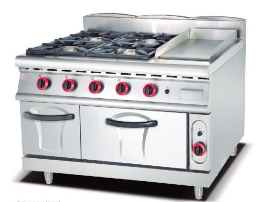 Commercial Stainless Steel Gas Cooking Equipment Model GL-RS-4G NG/LPG