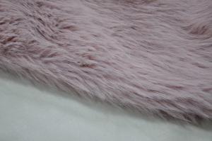 Wholesale Pink Long Hair Fur Fabric , Create a dreamy and luxurious atmosphere in your home from china suppliers