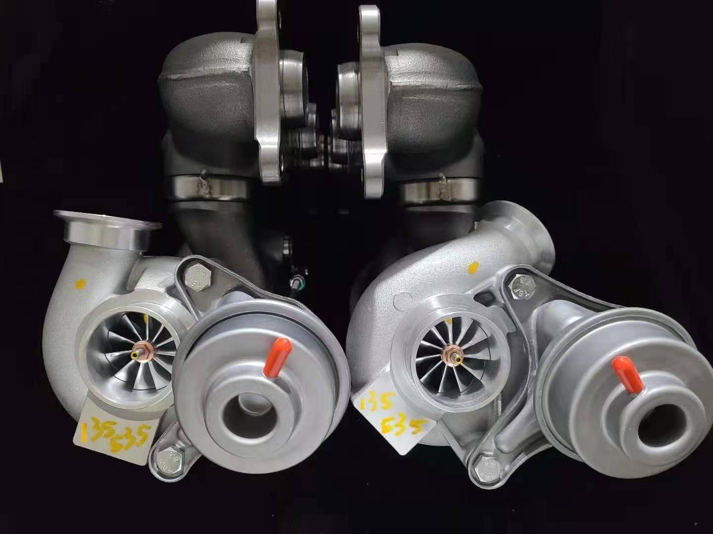 Flow Billet Twin Turbo Td04 17t 19t N54 Turbocharger for Bmw 535i 49131-07017 49131-07030
