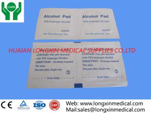 Wholesale nonwoven alcohol swabs,70% Isopropyl Alcohol Pad from china suppliers