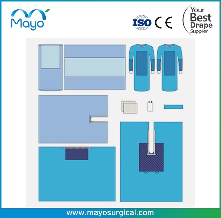 AAMI Level 4 Sterile General Orthopedic Pack With U Split Drape
